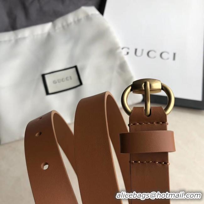 Good Quality Gucci Original Calf Leather 20MM 3305-1