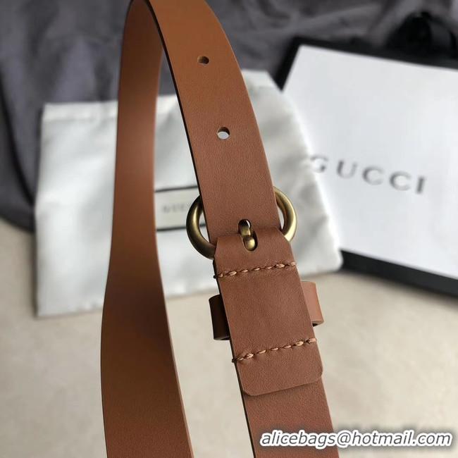 Good Quality Gucci Original Calf Leather 20MM 3305-1