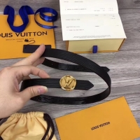 Top Quality Louis Vuitton CIRCLE 20MM REVERSIBLE BELT M0053U black