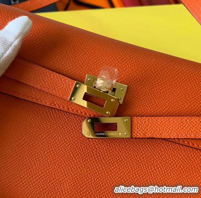Discount Hermes Original kelly espom leather to go woc Bag H4087 orange