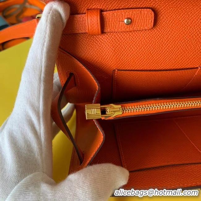 Discount Hermes Original kelly espom leather to go woc Bag H4087 orange
