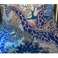 Trendy Design Hermes Silk and Cashmere Square Scarf 140x140cm H2081002 Blue 2020