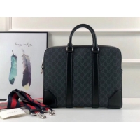 Shop Duplicate  Gucci GG Original Leather tote bag 474135 black