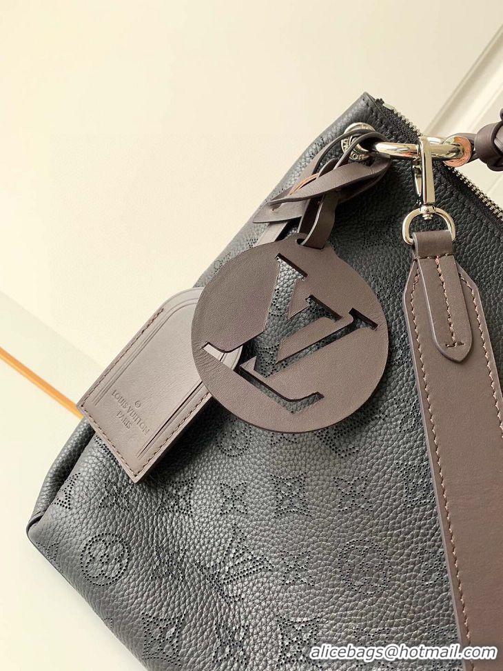 Unique Discount Louis Vuitton Mahina Leather BEAUBOURG HOBO M56084 black