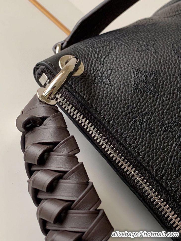 Unique Discount Louis Vuitton Mahina Leather BEAUBOURG HOBO M56084 black