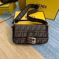 Purchase Good Quality FENDI fabric bag 8BR601 brown