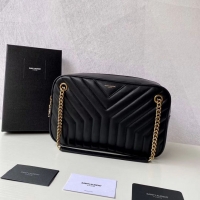 Luxury Classic Yves Saint Laurent Calfskin Leather Shoulder Bag Y625386 black