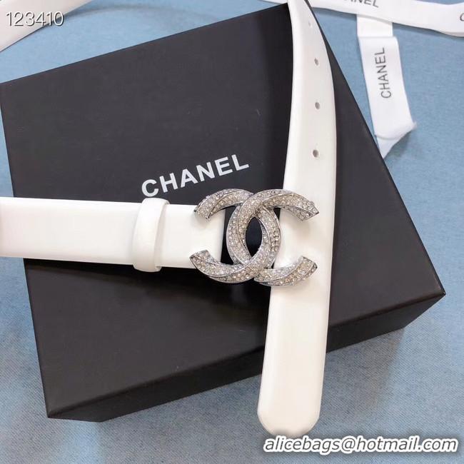 Discount Design Chanel Original Calf Leather 3602 White Silver