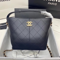 Luxury Discount Chanel Small shopping Bag AS2286 Black