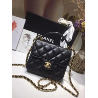 Top Grade Chanel small tote bag 8817 black