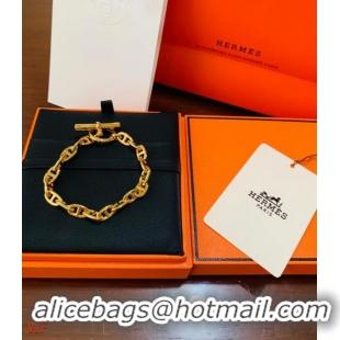 Fashion Cheap Hermes Bracelet CE6205 Gold