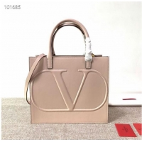 Buy Discount VALENTINO Origianl leather tote V2021 light pink