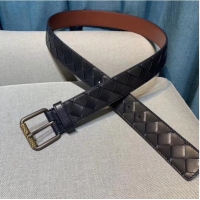 Affordable Price Bottega Veneta Intrecciato Nappa Belt 5567 black