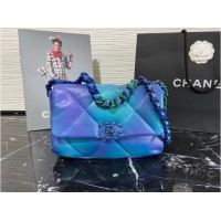 Grade Design Chanel 19 flap bag AS1160 AS1161 Blue & Purple