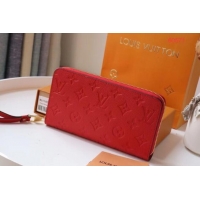 New Fashion Louis Vuitton Original Monogram Empreinte Wallet M60571 Red