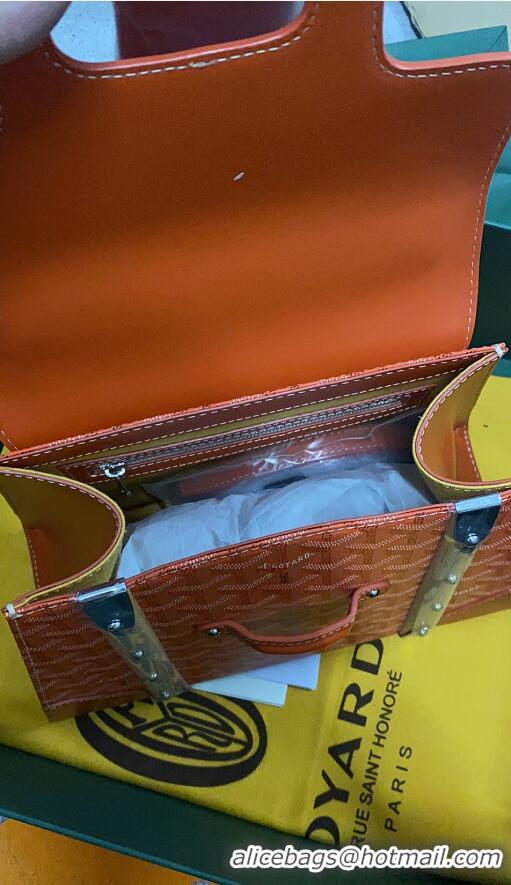 Low Cost Goyard Original Saigon Tote Bag With Strap PM 8942 Orange