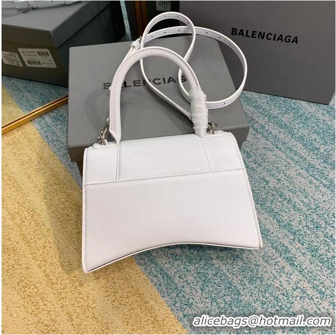 Best Price Balenciaga HOURGLASS SMALL TOP HANDLE BAG B108895 white