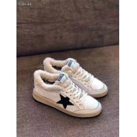 Well Crafted Golden Goose Super-Star Sneakers in Shearling and Calfskin G1846