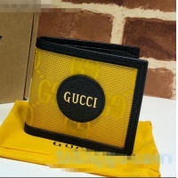 Top Quality Gucci Off The Grid GG Nylon Billfold Wallet 625573 Yellow 2020