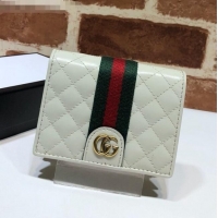 Best Product Gucci Ophidia Leather Wallet 536453 White 2020