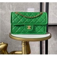 Cheapest Chanel flap bag Grained Calfskin AS2357 Green