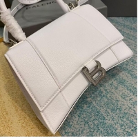 Best Price Balenciaga HOURGLASS SMALL TOP HANDLE BAG B108895 white