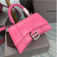 Cheapest Balenciaga Hourglass XS Top Handle Bag 28331S pink