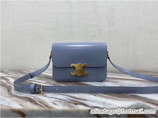 Cheapest Celine TEEN TRIOMPHE BAG IN SHINY CALFSKIN MINERAL 188423 Purple