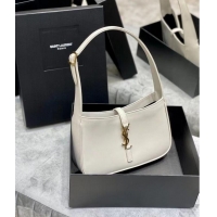 Pretty Style YSL TOP HANDLE BAG IN SHINY LEATHER Y687228 White