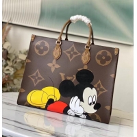 Low Price Louis vuitton Disney x Mickey Mouse ONTHEGO M44576 brown