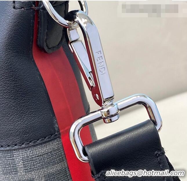 Low Price Fendi Men's Flat Messenger Bag FD0354 Black 2021