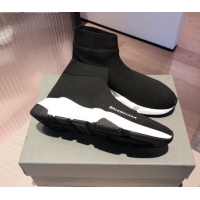 Good Quality Balenciaga Speed Knit Sock Boot Sneaker 051009 Black 2021