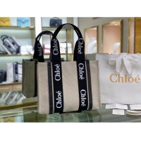 New Release Creation Chloe Cloth & leather 6C027 Black