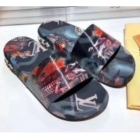 Most Popular Louis Vuitton Jumbo Flatform Slide Sandals 042897