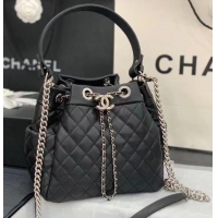 Top Quality Chanel Original Caviar Leather Bag AS0895 Black