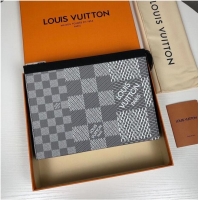 Good Product Louis Vuitton Damier Graphite POCHETTE VOYAGE MM M60443 Gray