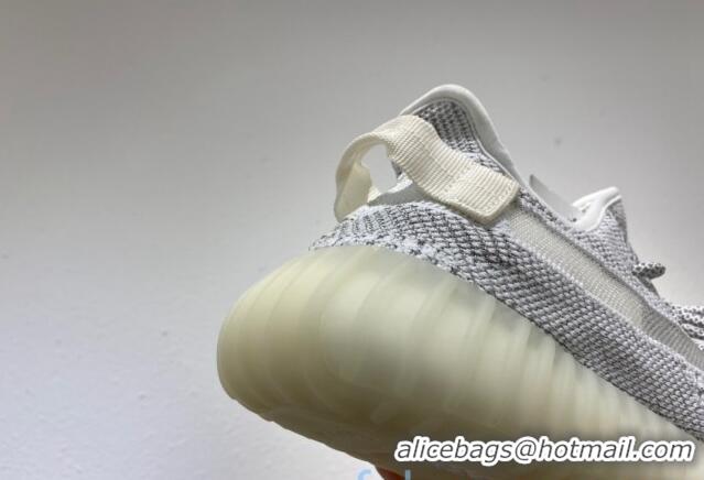 Pretty Style Adidas Yeezy Boost 350 V2 Static Sneakers 082881 White/Grey 