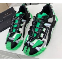 New Style Dolce & Gabbana NS1 Sneakers in Mixed Materials 061630 Green/Black