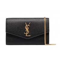 Wholesale Yves Saint Laurent Monogramme Calf leather cross-body bag 35961 Black