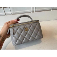 Most Popular Chanel Original Small classic chain box handbag AP2199 grey