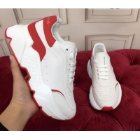 Good Product Dolce Gabbana Nappa Leather Daymaster Sneakers 120156 White/Red