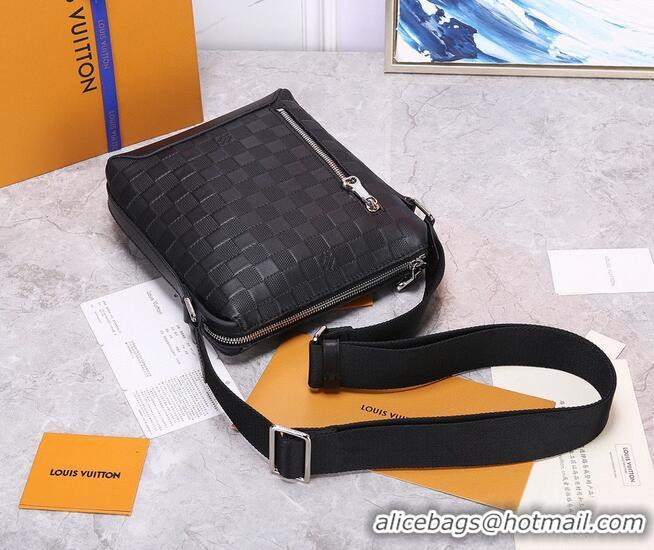 Classic Louis Vuitton Discovery Messenger BB Original Leathe Bag N42418 Black