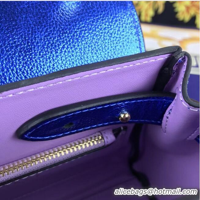 Unique Style Versace Original Calfskin Leather Bag FS1040 blue