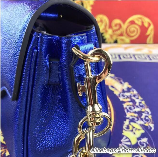 Unique Style Versace Original Calfskin Leather Bag FS1040 blue