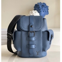 Promotional Louis Vuitton Christopher XS Backpack Taurillon Leather M58495 Navy