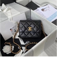 Top Cheap Chanel Flap Shoulder Bag Original leather AS2733 black
