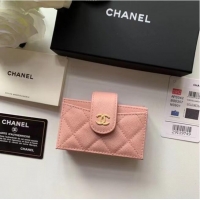 Famous Brand Chanel card holder AP0342 pink