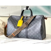 Unique Discount Louis Vuitton KEEPALL BANDOULIERE 45 M40569 Black