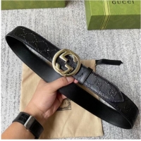 Reasonable Price Gucci belt leather Width 40MM 655567 Black