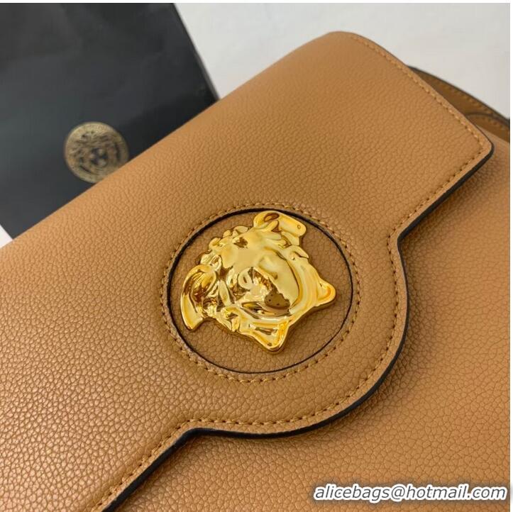 Shop Discount Versace Original medium Calfskin Leather Bag FS1067 brown